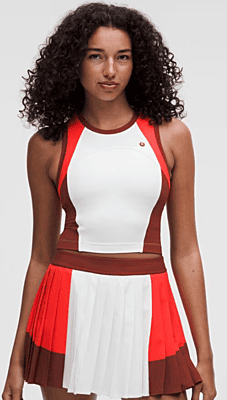 COURT CHAMP HIGH-NECK TENNIS TANK